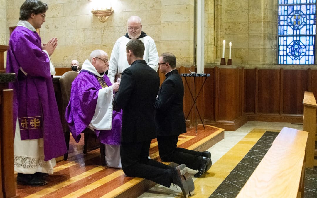 Christopher Grief instituted into Ministry of Acolyte