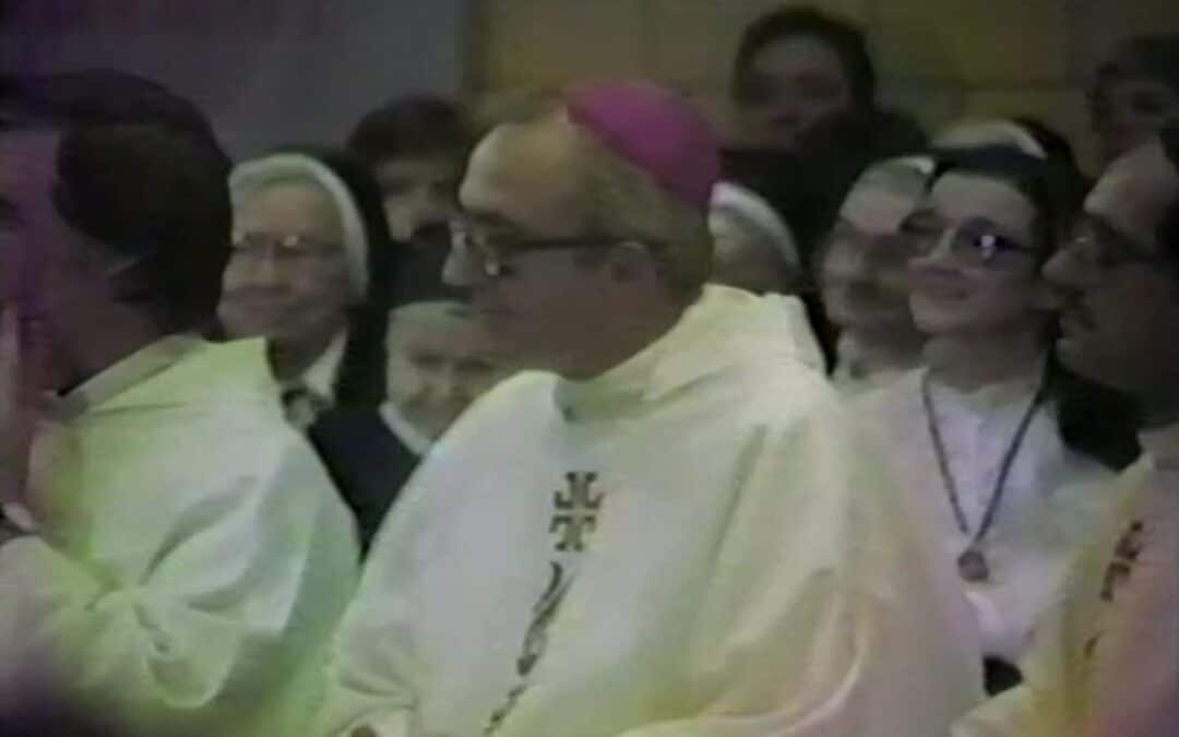 Newly-digitized recording of Bishop McRaith’s installation steeped in 1980s holiday nostalgia