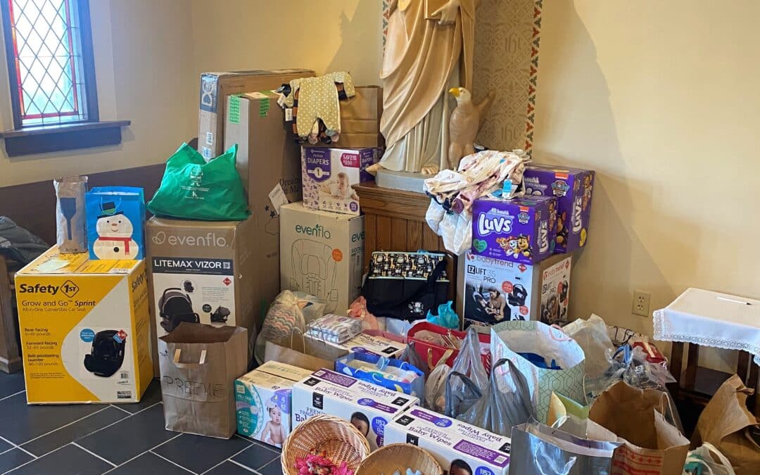 Paducah parishioners collect, share items for moms with unplanned pregnancies