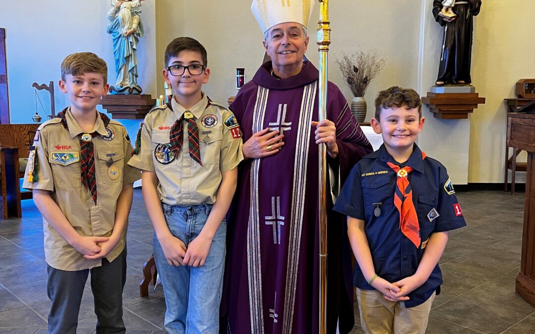 Catholic scouts honored at annual diocesan Mass