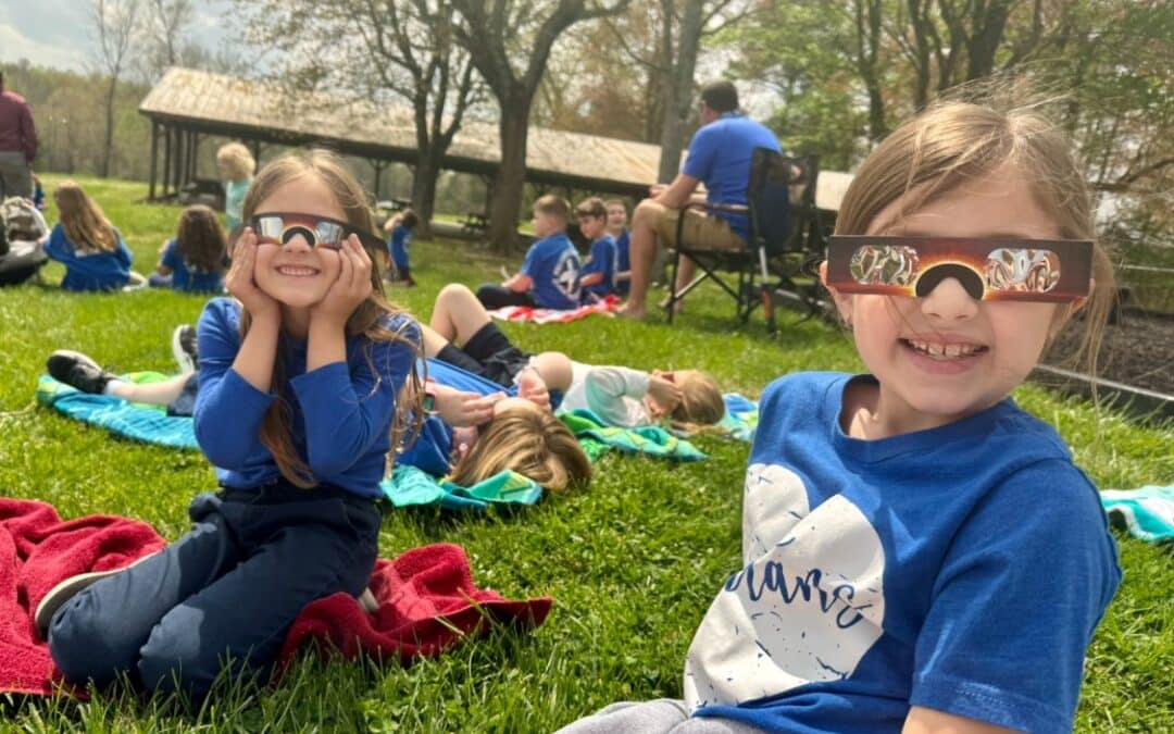 Schools take part in solar eclipse viewing