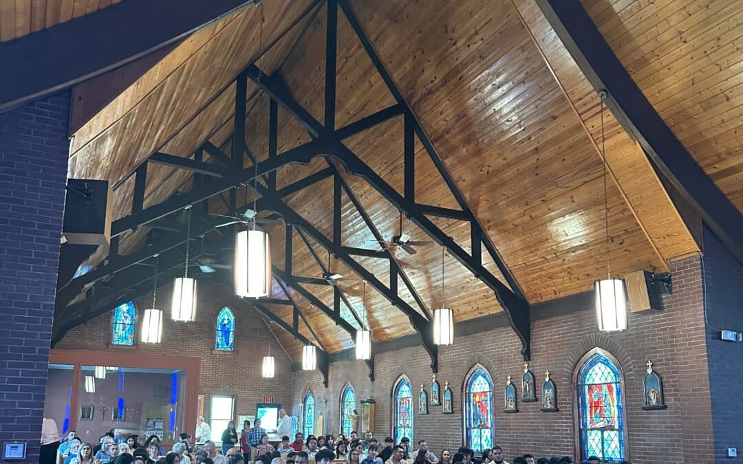 St. Edward Parish hosts historic Confirmation and First Communion celebration
