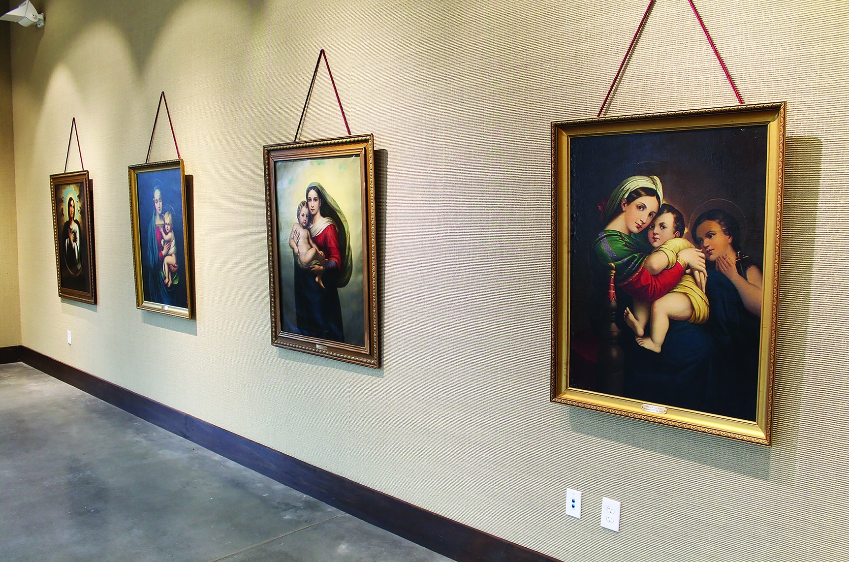 Madonna paintings from former Mount Saint Joseph Conference and Retreat