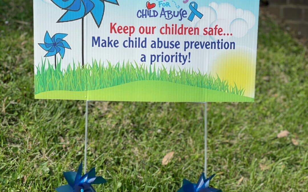 Parishes raise awareness of child abuse prevention with pinwheel displays