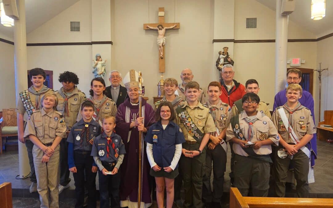 ‘A scout is reverent’ – Religious emblems presented at Mass