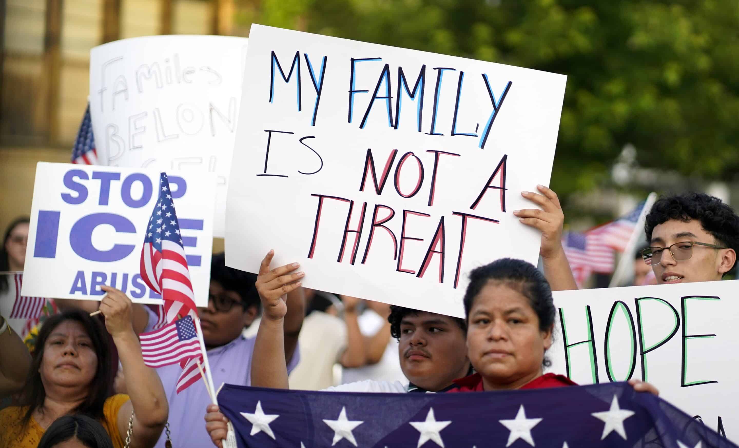 IMMIGRATION MARCH LONG ISLAND Fr. Stephen Van Lal Than
