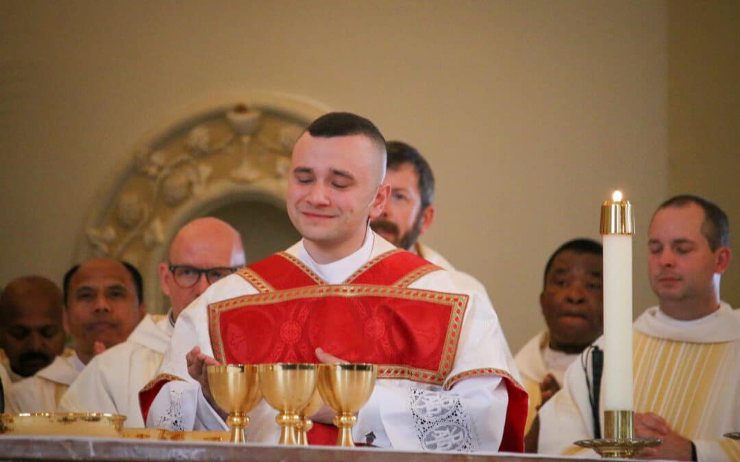 With music and prayer, diocese celebrates newest priest