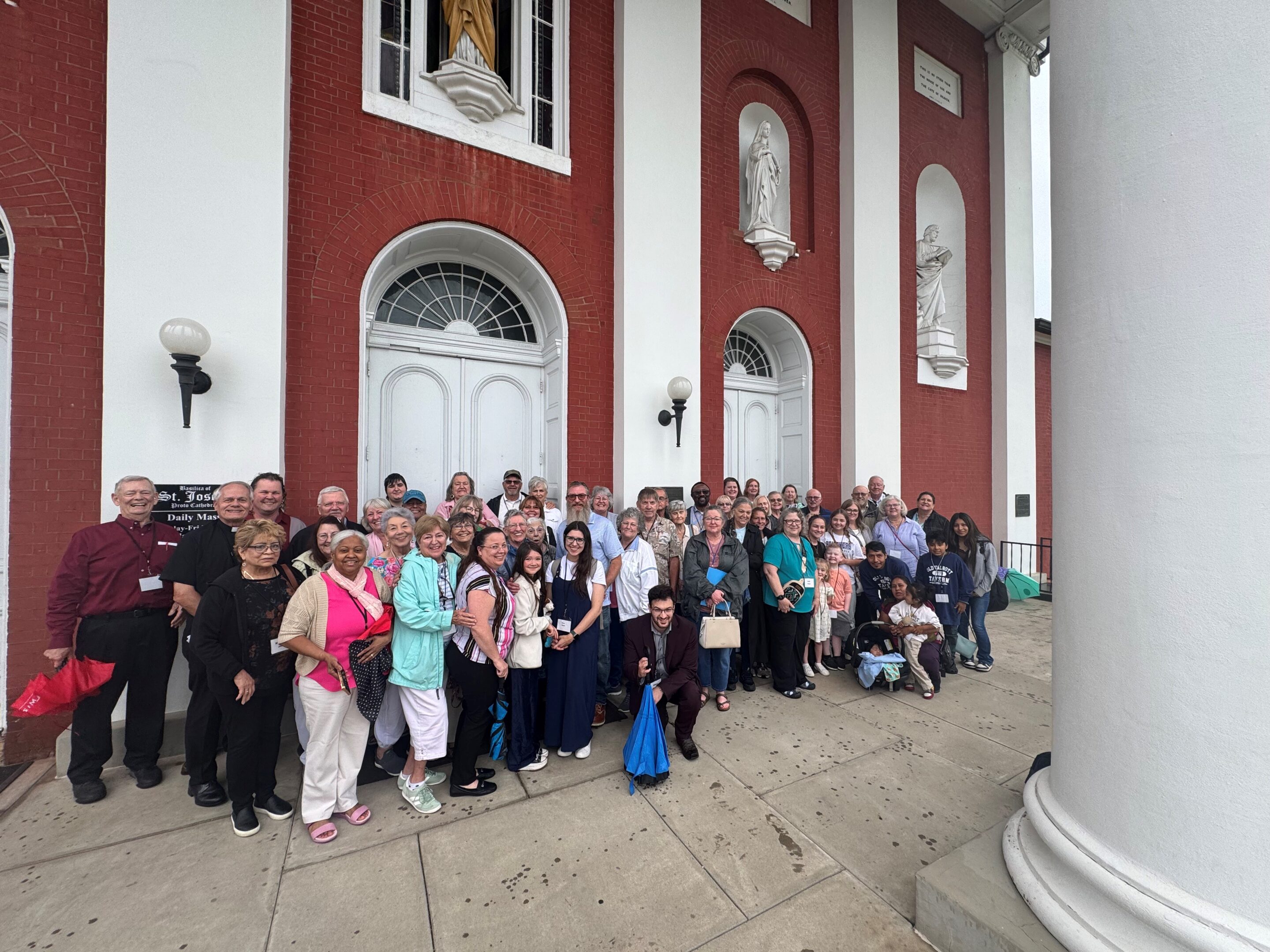 Group photo Franklin Scottsville Fr. Stephen Van Lal Than