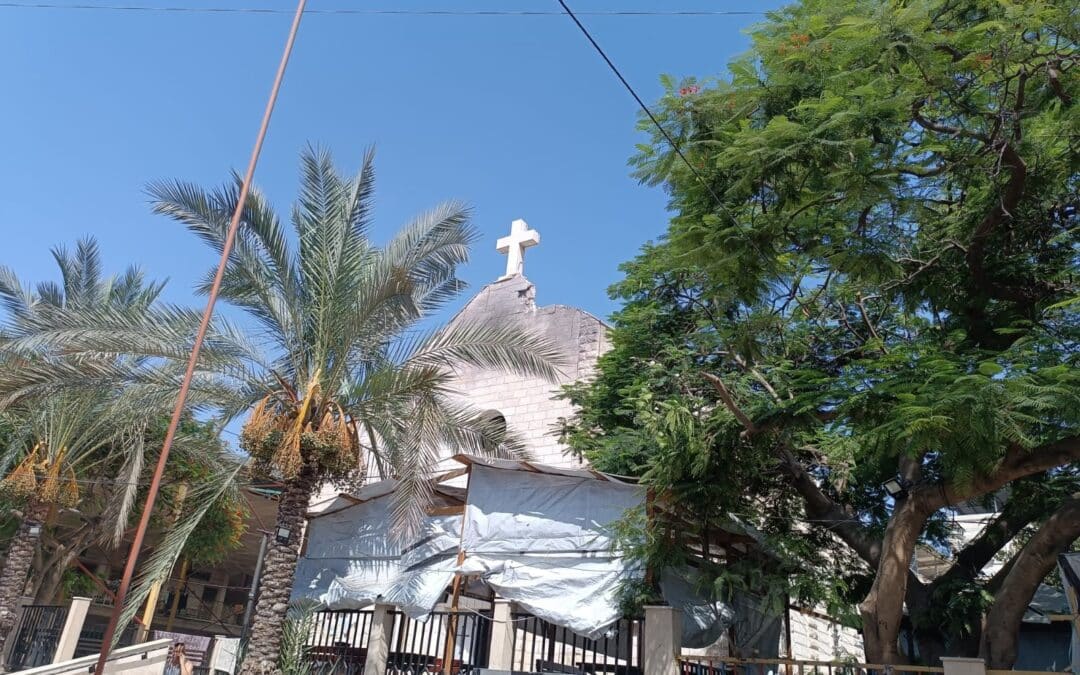 Pope calls for ceasefire, dialogue, peace after church hit in Gaza