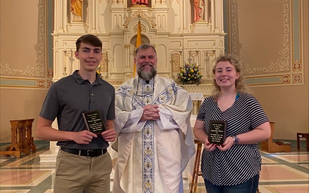 Teen servant leaders honored in parishes