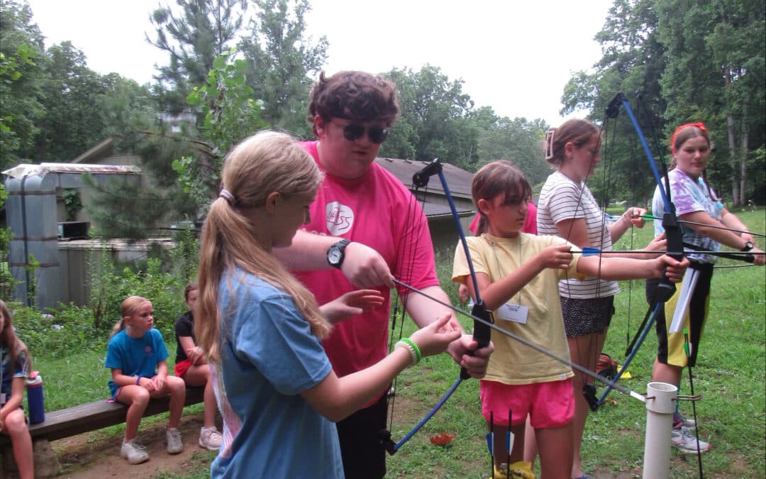 Archdiocese’s young adults serve at Catholic camp