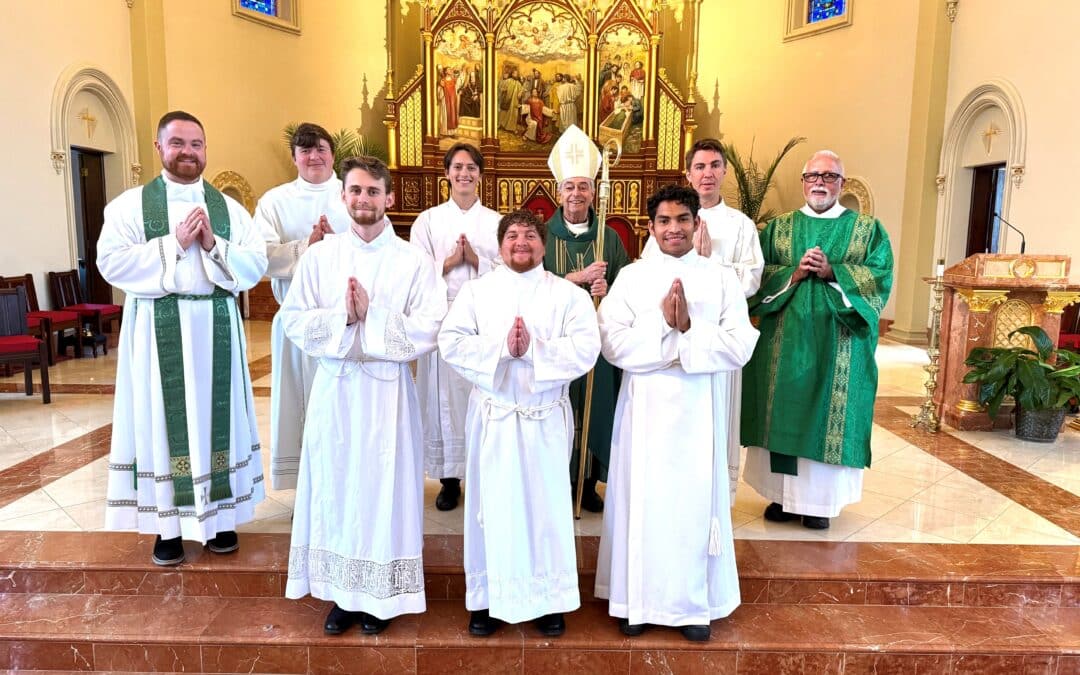 Los siete seminaristas de la Diócesis comienzan sus estudios de otoño
