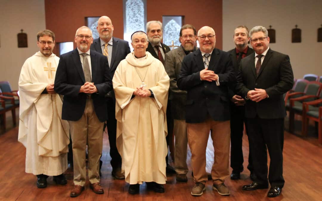 Diaconate candidate cohort instituted into Ministry of Lector