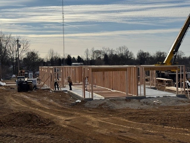 Taking shape: Framing done for future priest retirement home