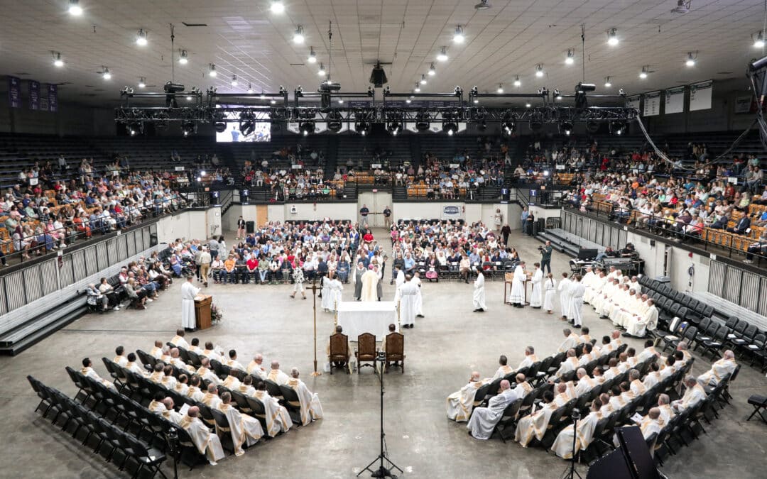 Chrism Mass welcomes all; priests renew promises