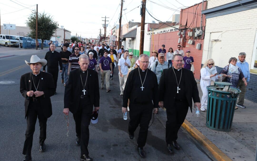 Bishops hold border Mass, rosary and procession for migrants as USA nears 250th