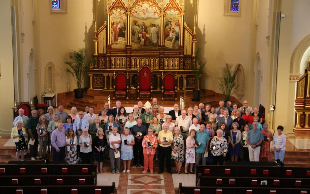 Sophia Award recipients celebrate with Bishop Medley