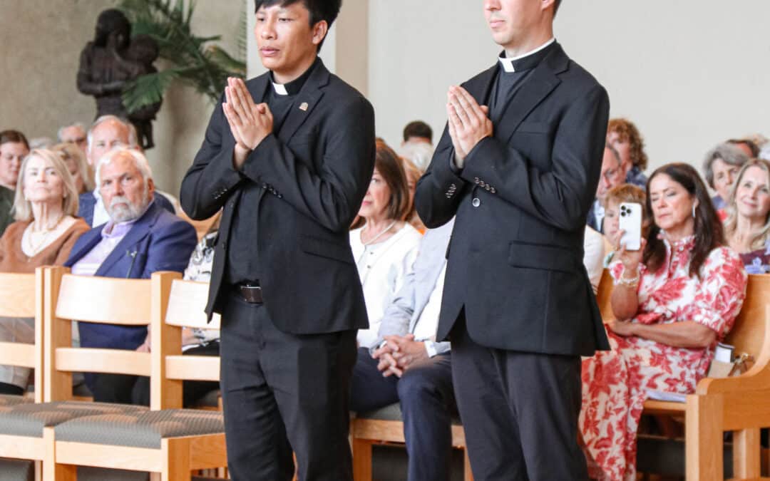 Two seminarians accepted into candidacy